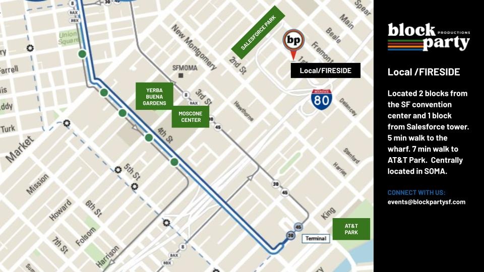 Map for Fireside / Local Kitchen